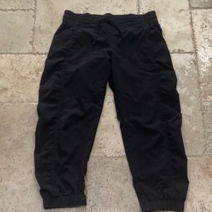 Athleta Black Capri Joggers